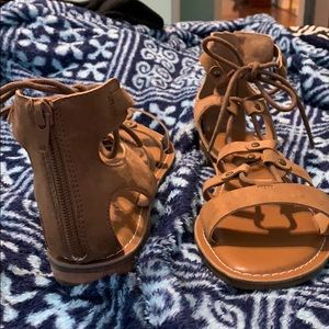 Crown Vintage Lace Up Sandals